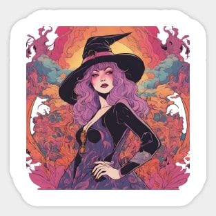 cute witch Sticker